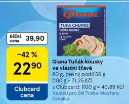 Tesco GIANA TUŇÁK KOUSKY VE VLASTNÍ ŠŤÁVĚ nabídka