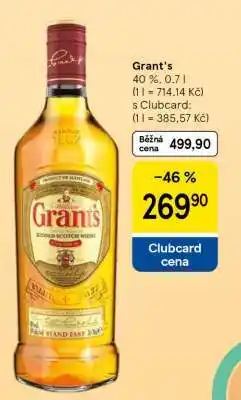 Tesco Grant‘s nabídka