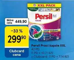 Tesco Persil Prací kapsle XXL nabídka
