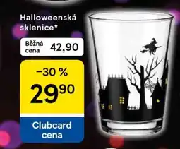 Tesco Halloweenská sklenice nabídka
