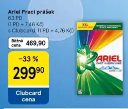 Tesco Ariel Prací prášek nabídka