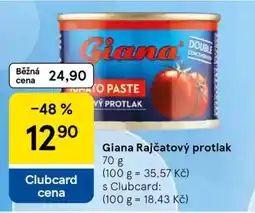 Tesco Giana Rajčatový protlak nabídka