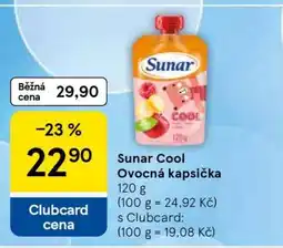 Tesco Sunar Cool Ovocná kapsička nabídka