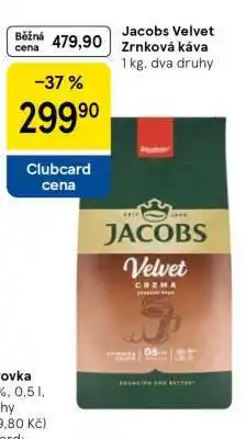 Tesco Jacobs Velvet Zrnková káva nabídka
