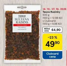 Tesco Tesco Rozinky nabídka