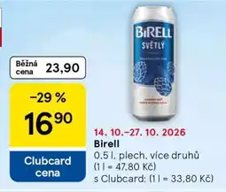 Tesco Birell nabídka
