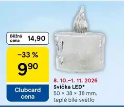 Tesco SVÍČKA LED nabídka