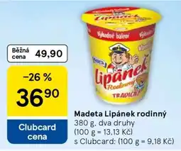 Tesco Madeta Lipánek rodinný nabídka