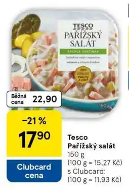 Tesco Tesco Pařížský salát nabídka