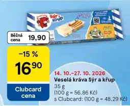Tesco Veselá kráva Sýr a Křup nabídka