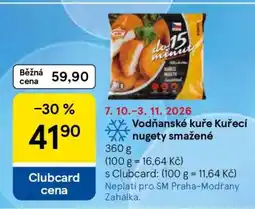Tesco Vodňanské kuře Kuřecí nugety smažené nabídka