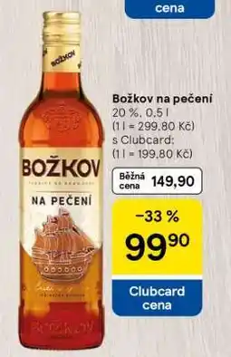 Tesco BOŽKOV Na pečení nabídka