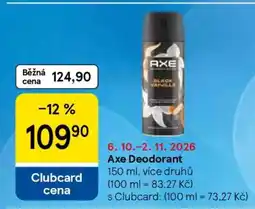 Tesco Axe deodorant nabídka