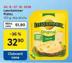 Tesco Leerdammer plátky nabídka