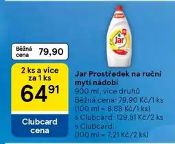 Tesco Jar Prostředek na ruční mytí nádobí nabídka