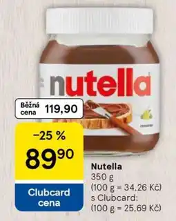 Tesco Nutella nabídka