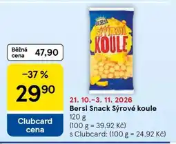 Tesco BERSI SNACK SÝROVÉ KOULE nabídka