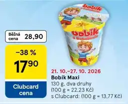 Tesco Bobík Maxi nabídka