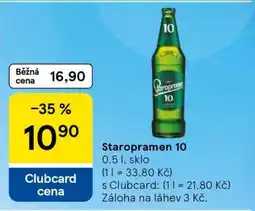 Tesco Staropramen 10 nabídka