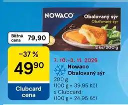 Tesco NOWACO Obalovaný sýr nabídka