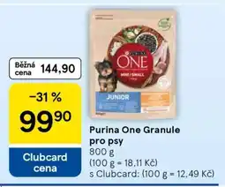 Tesco PURINA ONE Granule pro psy nabídka