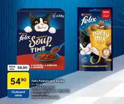 Tesco Felix Polévky pro kočky nabídka