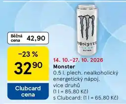 Tesco Monster nabídka