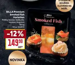 Billa BILLA Premium Smoked fish Variation nabídka