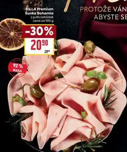 Billa BILLA Premium Šunka Bohemia nabídka