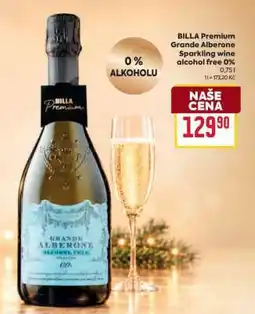 Billa BILLA Premium Grande Alberone Sparkling wine alcohol free 0% nabídka