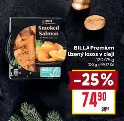 Billa BILLA Premium Uzený losos v oleji nabídka