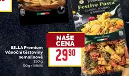 Billa BILLA Premium Vánoční těstoviny semolinové nabídka