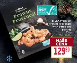 Billa BILLA Premium Prawns Provençal with garlic and parsley nabídka
