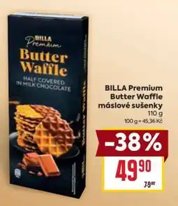 Billa BILLA Premium Butter Waffle máslové sušenky nabídka