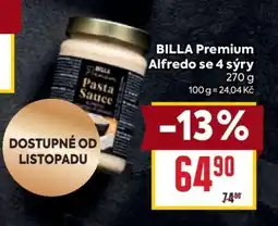 Billa BILLA Premium Alfredo se 4 sýry nabídka