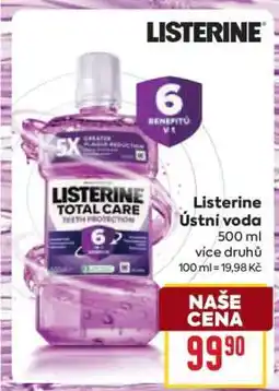 Billa Listerine ústní voda nabídka