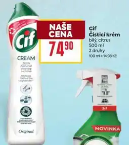 Billa Cif Čisticí krém nabídka
