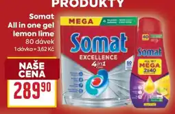 Billa Somat All in one gel lemon lime nabídka