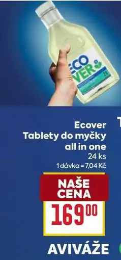 Billa Ecover Tablety do myčky all in one nabídka
