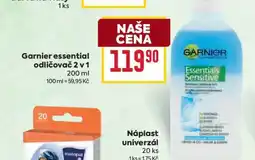 Billa Garnier essential odličovač 2 v 1 nabídka