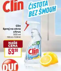 Billa Clin Sprej na okna Citrus nabídka