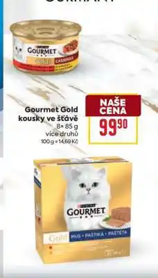 Billa Gourmet Gold kousky ve šťávě nabídka