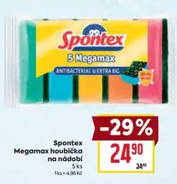 Billa Spontex Megamax houbička na nádobí nabídka