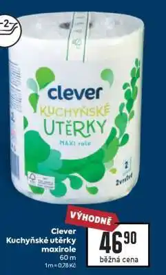 Billa Clever Kuchyňské utěrky maxirole nabídka