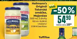 Billa Hellmann’s Originál Tatarská omáčka, Majonéza nabídka