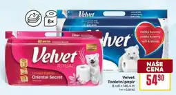 Billa Velvet Toaletní papír nabídka