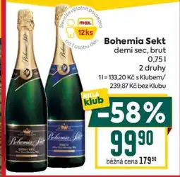 Billa Bohemia Sekt nabídka