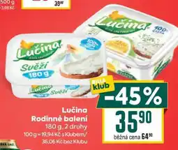 Billa Lučina rodinné balení nabídka