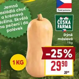 Billa Dýně máslová nabídka