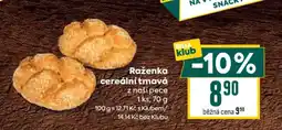 Billa Raženka cereální tmavá nabídka